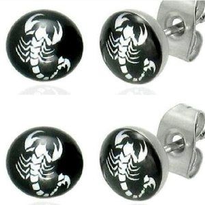 (2-PACK) SCORPIO EARRINGS ZODIAC JEWELRY ASTROLOGY